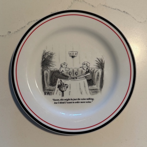 Restoration Hardware The New Yorker 2004 Porcelain Cheese Set of 6 Original Box - Picture 8 of 16